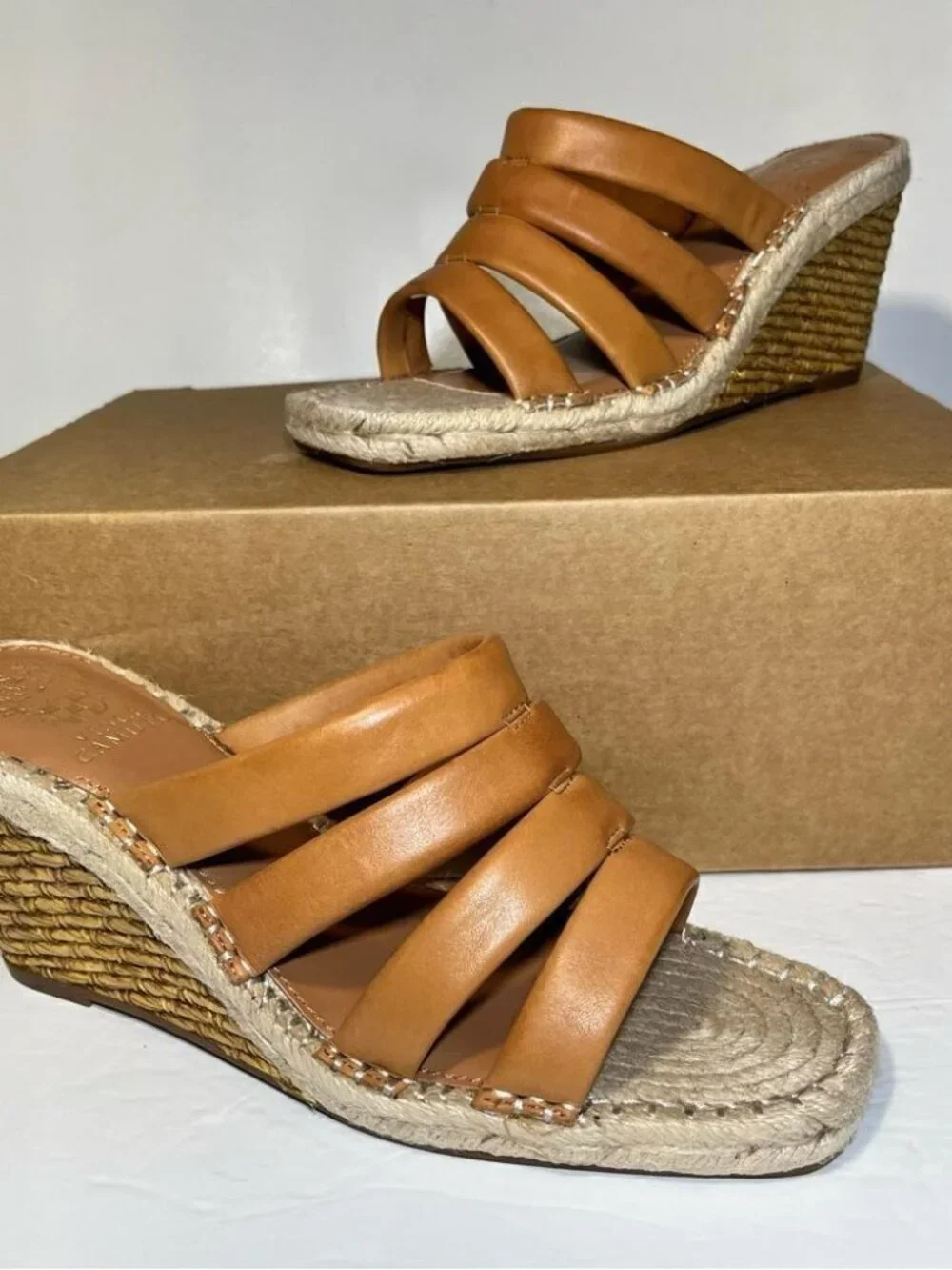 Vince Camuto Leather Wedges - Molisana
